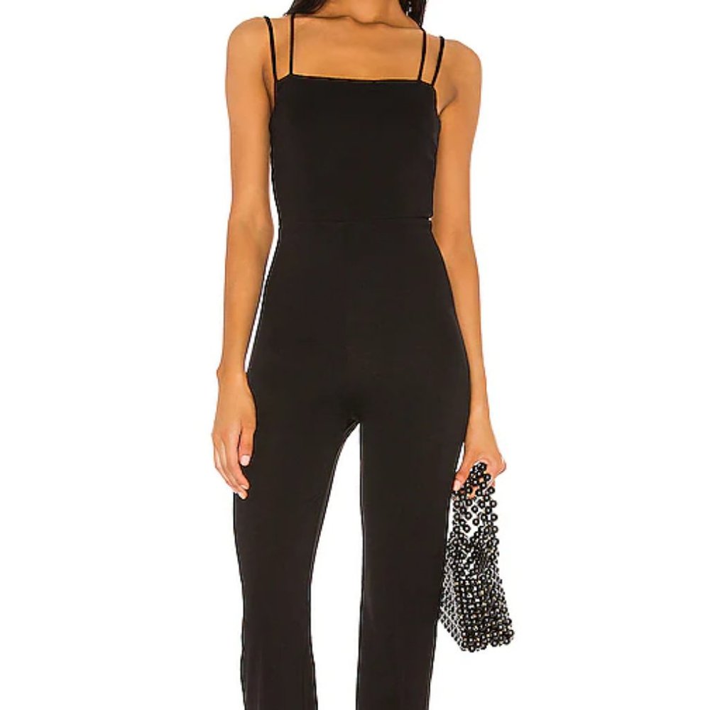 Lovers + Friends Black Robin Jumpsuit